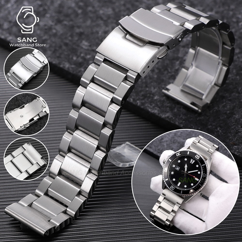 Seiko Watch Prospex - Correa de reloj de acero inoxidable