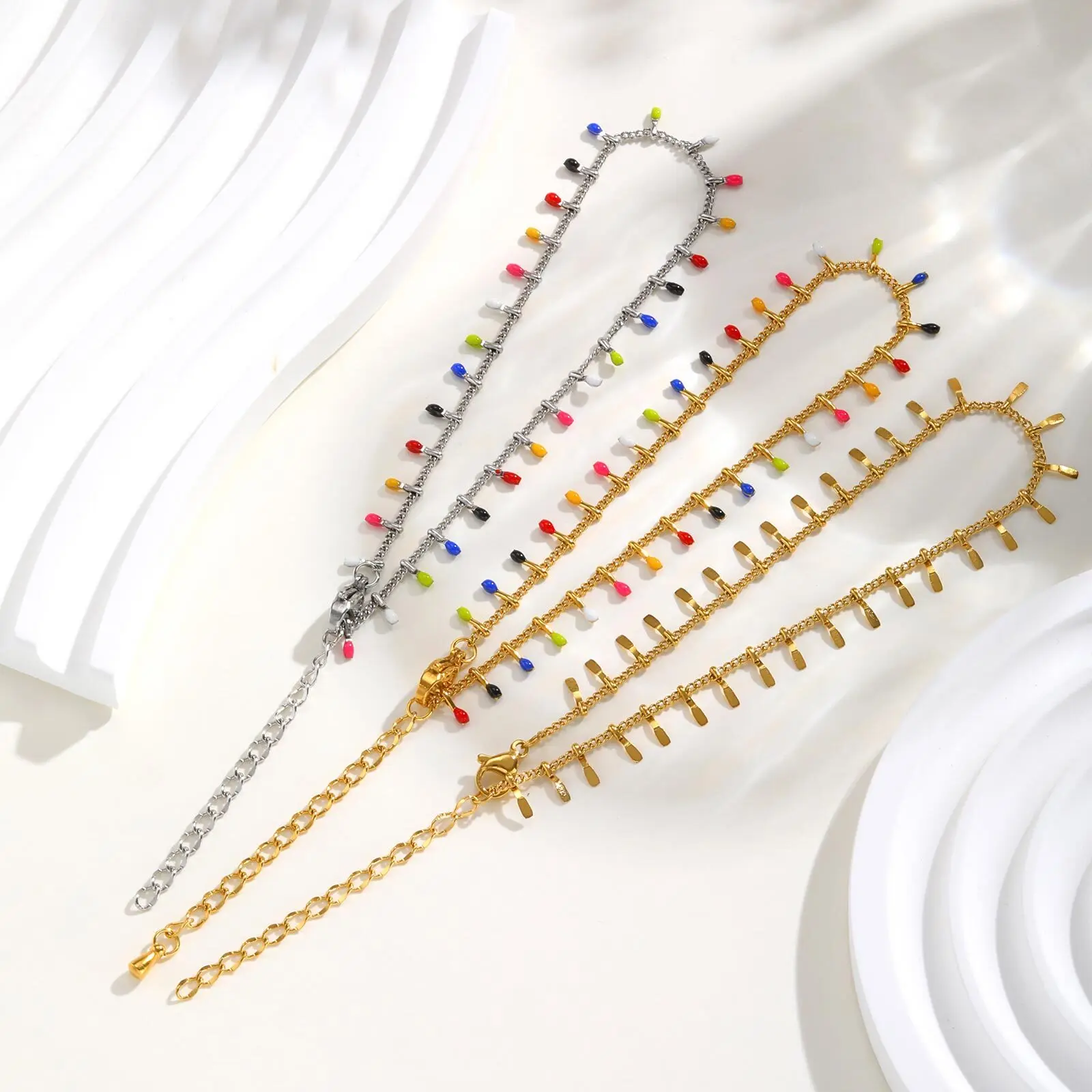 Pulsera de tobillo con cuentas - Jc Jewelry & Watches Photos reseña y precio